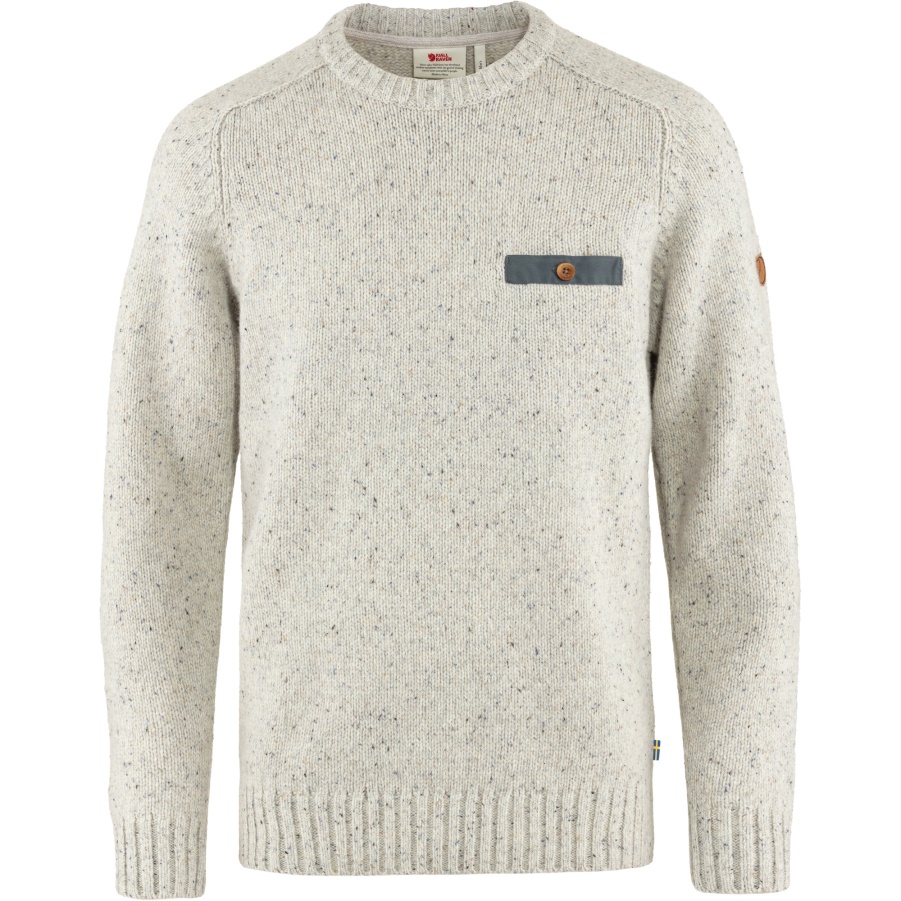 Fashion Fjällräven Kreideweiß Lada Rundhalspullover M