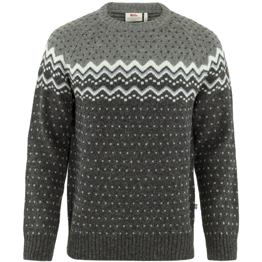 Fashion Fjällräven Dunkelgrau-grau Övik Strickpullover M