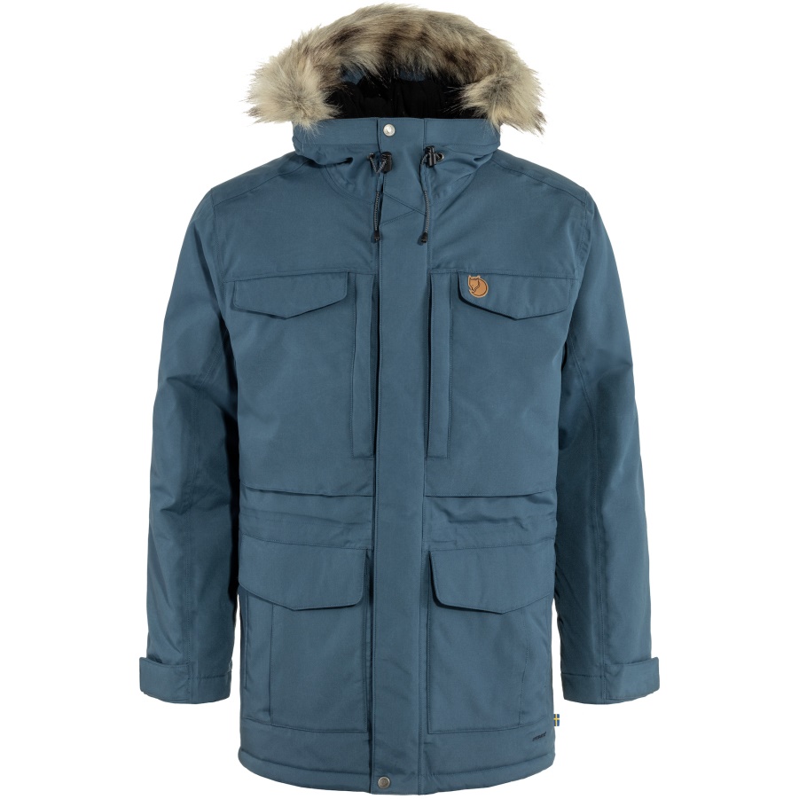 Fashion Fjällräven Nuuk Parka M Bergblau
