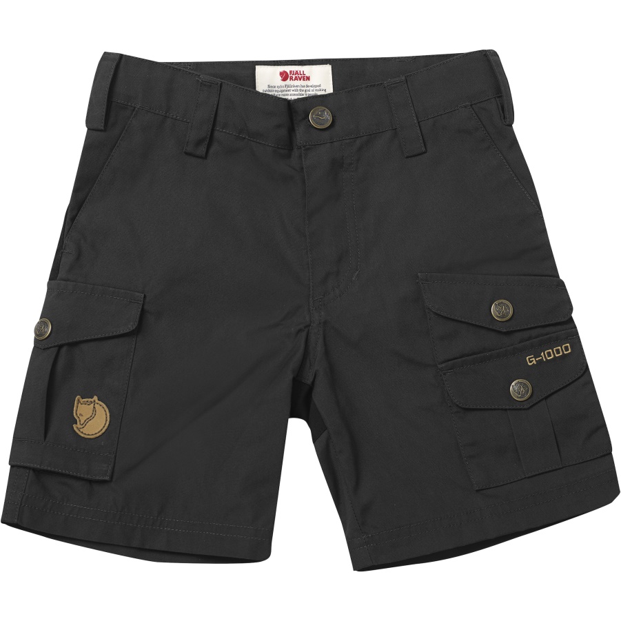 Dunkelgraue Vidda Shorts Für Kinder Mode Fjällräven