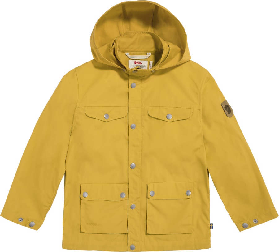 Fashion Fjällräven Senfgelbe Grönlandjacke Für Kinder
