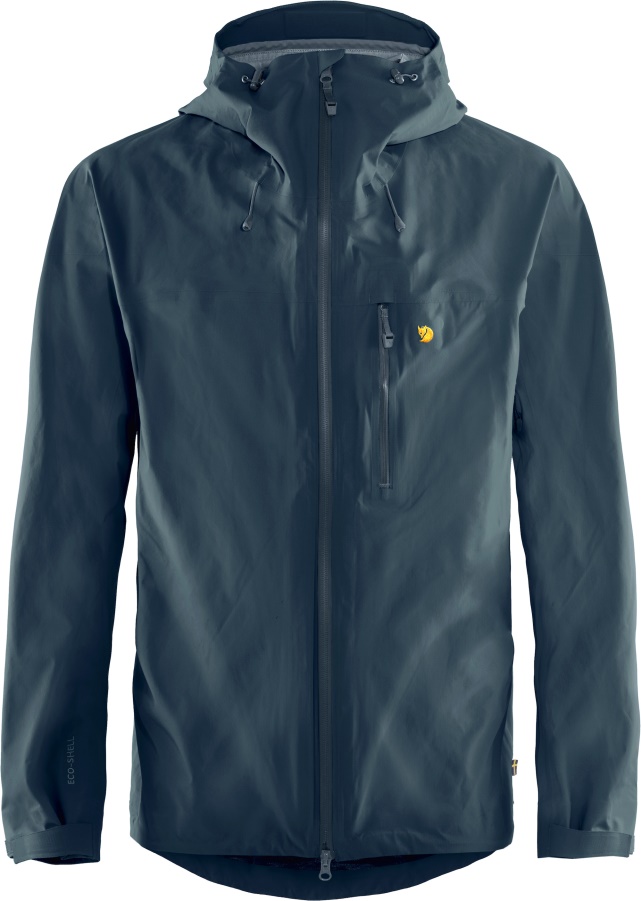 Bergblau Mode Fjällräven Brand Bergtagen Lite Eco-shell Jacke M