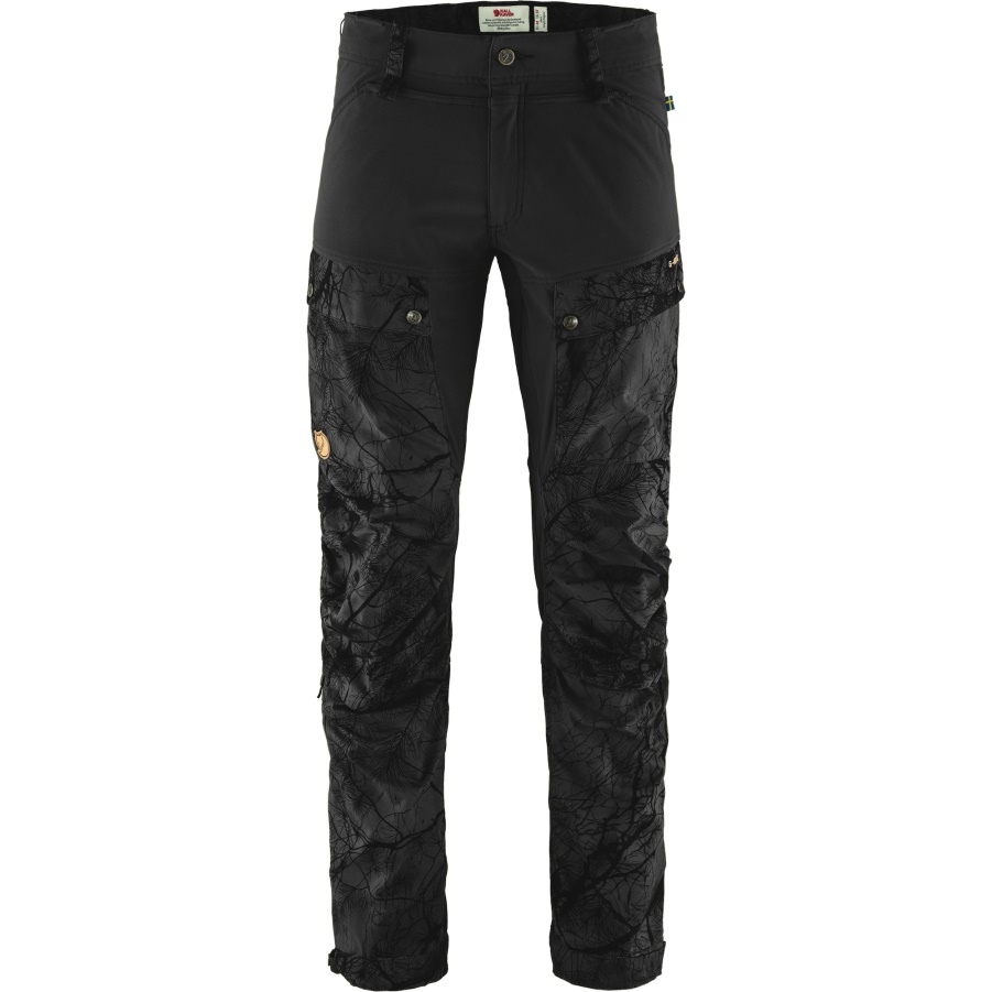 Fashion Fjällräven Keb Hose M Reg Black Camo-black