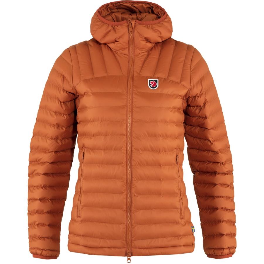 Fashion Fjällräven Terracotta Brown Expedition Lightweight Hoodie W