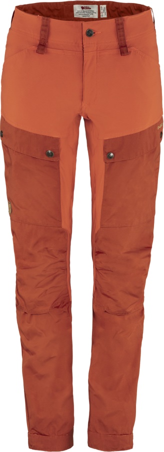 Fashion Fjällräven Cabin Red-Rowan Red Keb Pants W Short