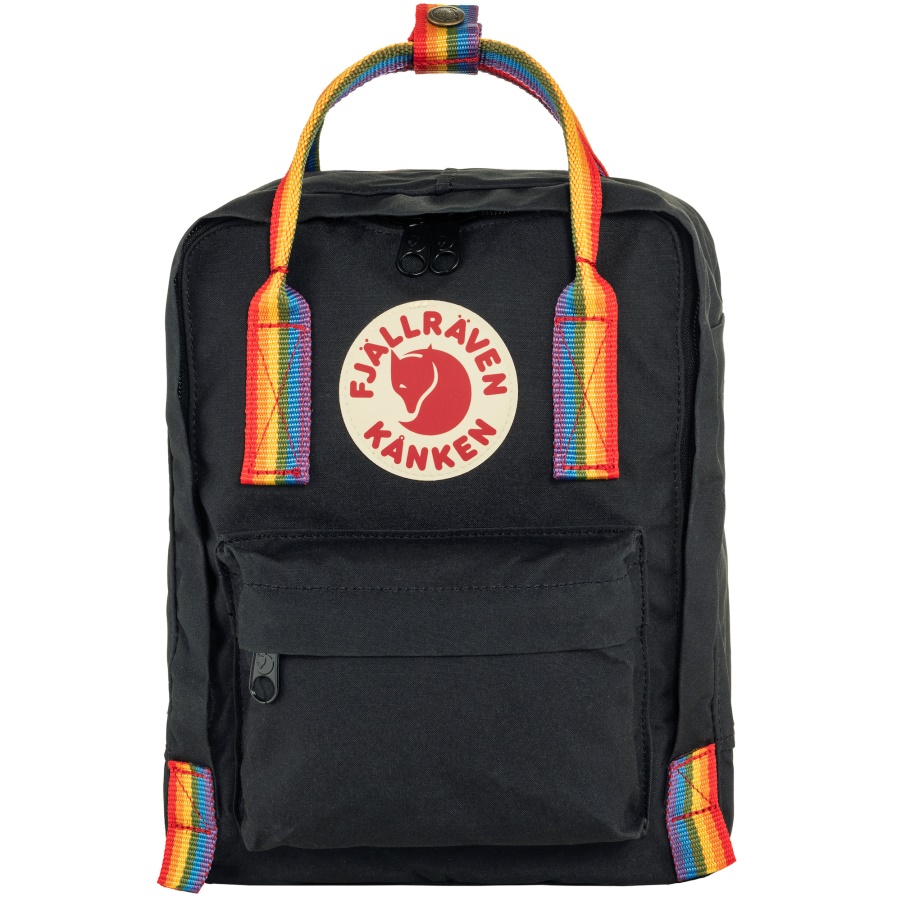 Schwarzes Regenbogenmuster
