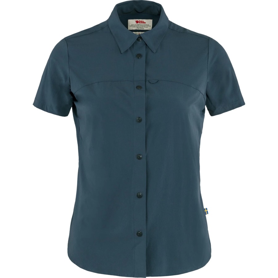 Fashion Fjällräven High Coast Lite Shirt Ss W Navy