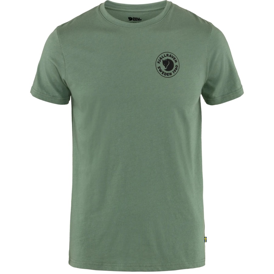 1960-Logo-T-Shirt Mit Modischem Polarfuchs In Patinagrün