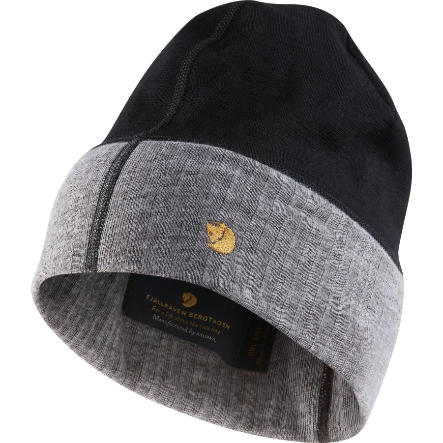 Bergtagen Beanie Grau Mode Bergfuchs