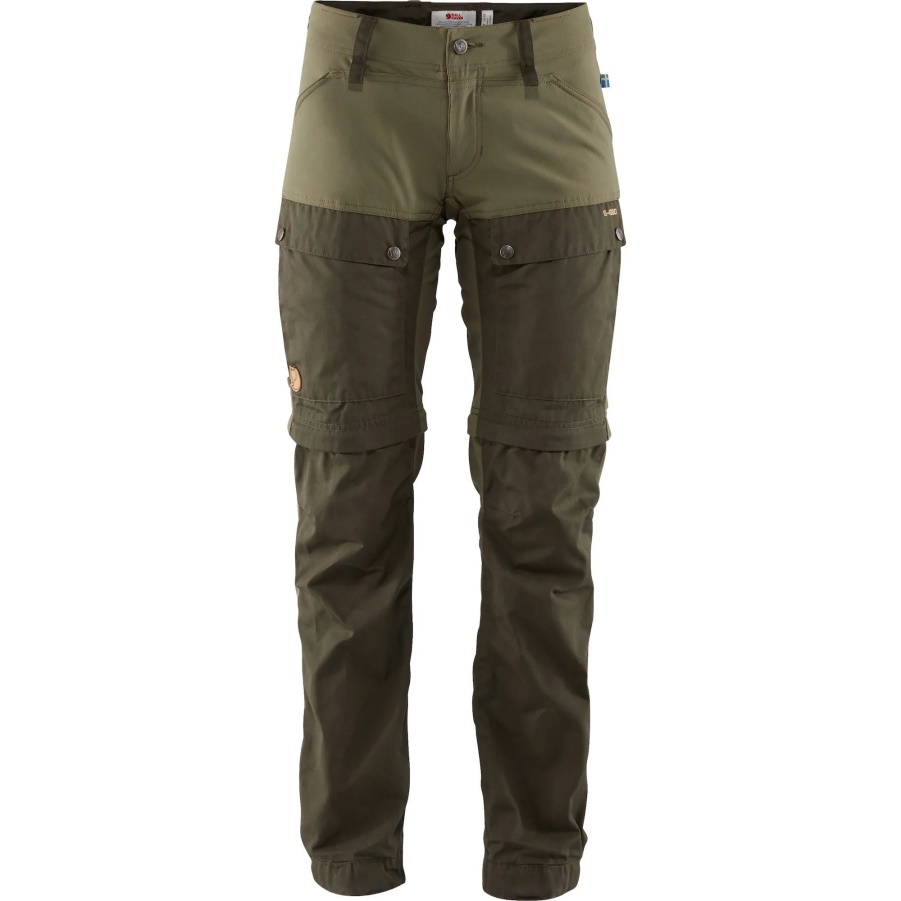 Deep Forest-Laurel Green Fashion Fjällräven Keb Gaiter Hose W Lang