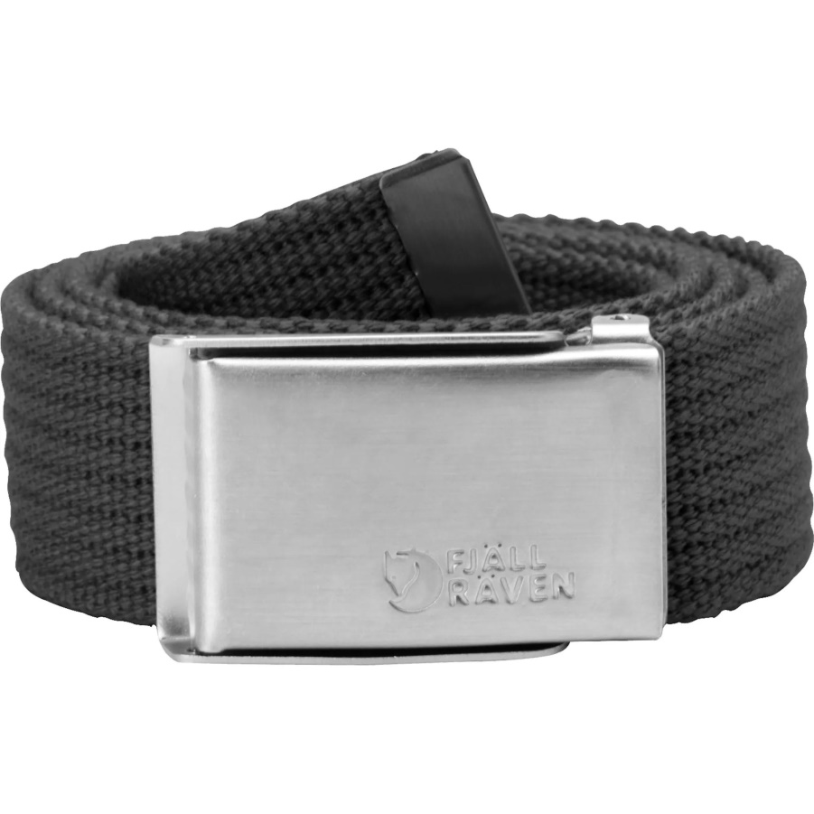 Fashion Fashion Fjällraven Merano Canvas Gürtel Dunkelgrau