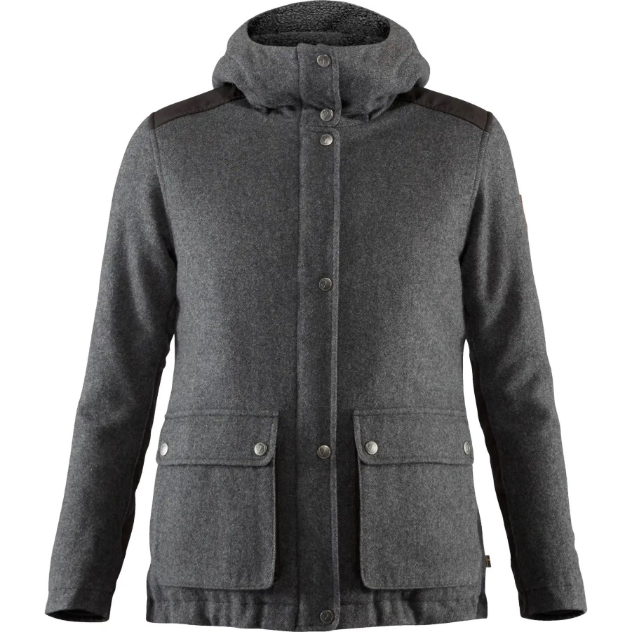 Greenland Re-wool Jacket W Fashion Fjällräven Grey