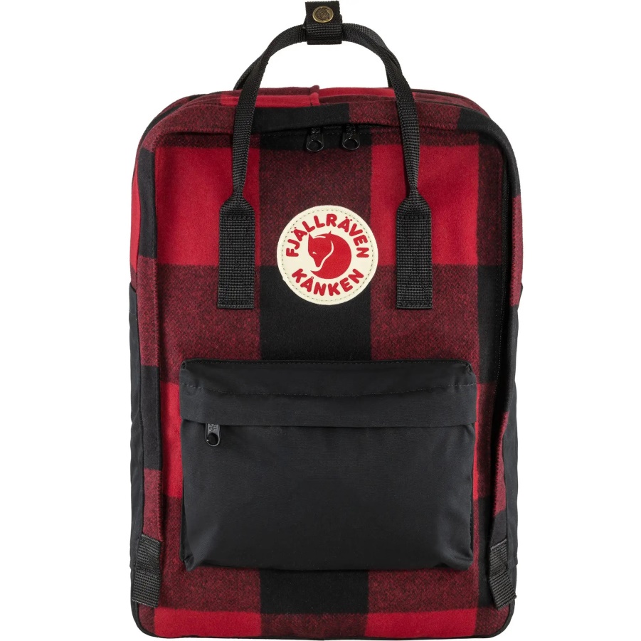 Rot-schwarz Kånken Re-wool Laptop 15 Fashion Fjällräven