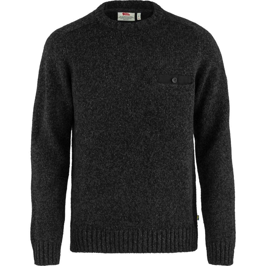 Fashion Fjällräven Schwarz Lada Rundhalspullover M