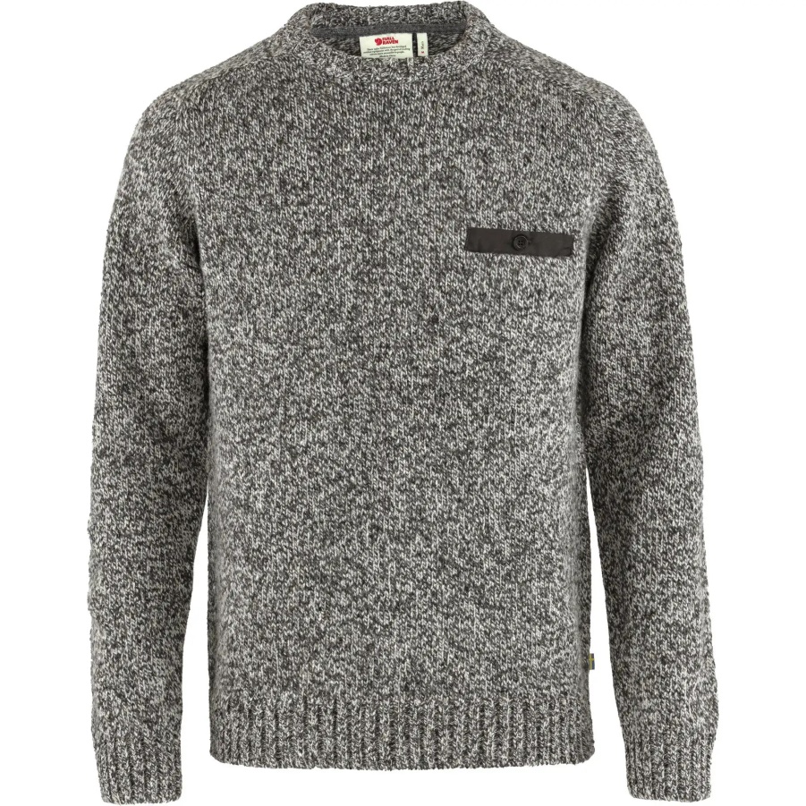Grau Fashion Fjällräven Lada Rundhalspullover M