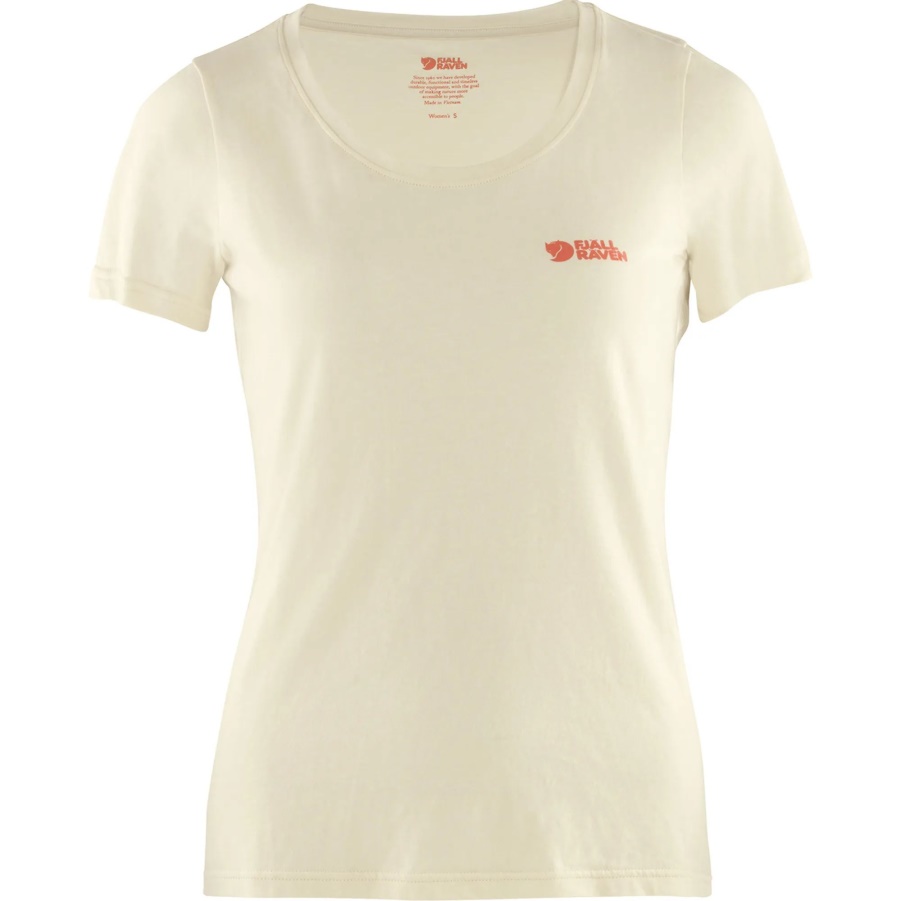 Fashion Fjällräven Kreideweißes Logo-t-shirt M