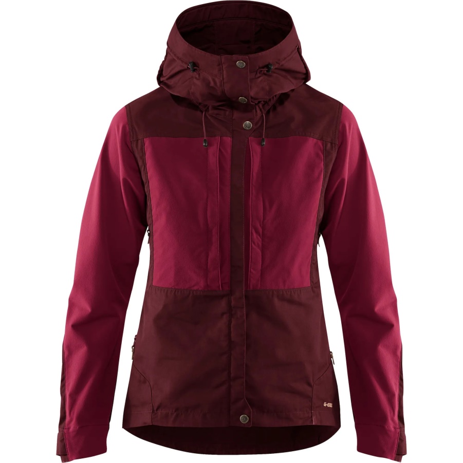 Fashion Fjällräven Keb Jacket W Dark Granat-pflaume