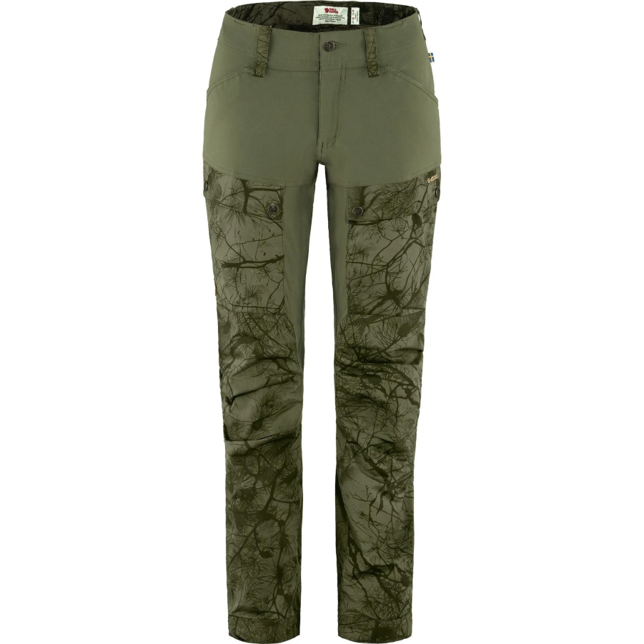 Keb Hose W Reg Fashion Fjällräven Green Camo-laurel Green