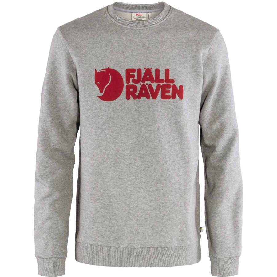 Fashion Fjällräven Logo-pullover M Grau-melange