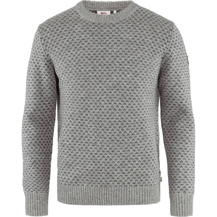 Fashion Fjällräven Grauer Övik Nordischer Pullover M