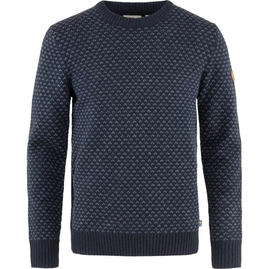 Fashion Fjällräven Övik Nordic Pullover M Dark Navy