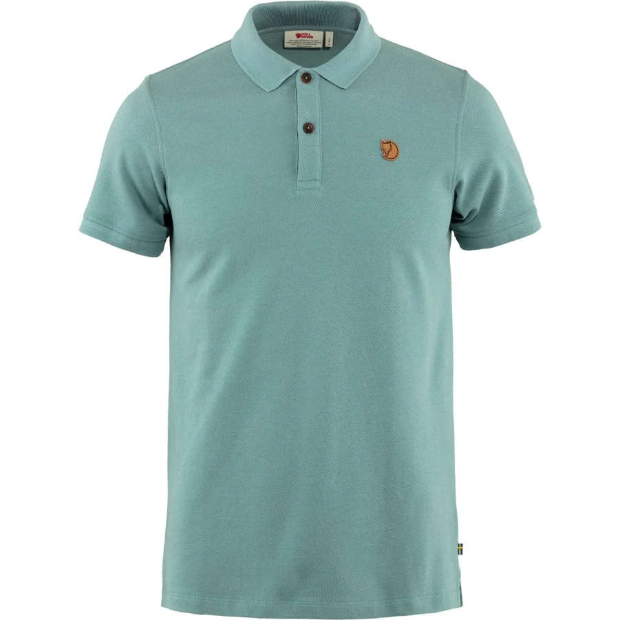 Övik Poloshirt M Mode Fjällräven Lehmblau