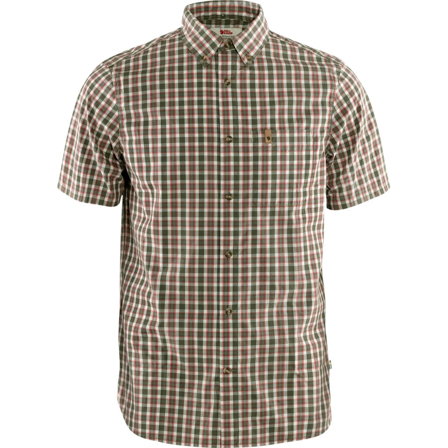 Lorbeergrünes Övik Hemd Ss M Fashion Fjällräven