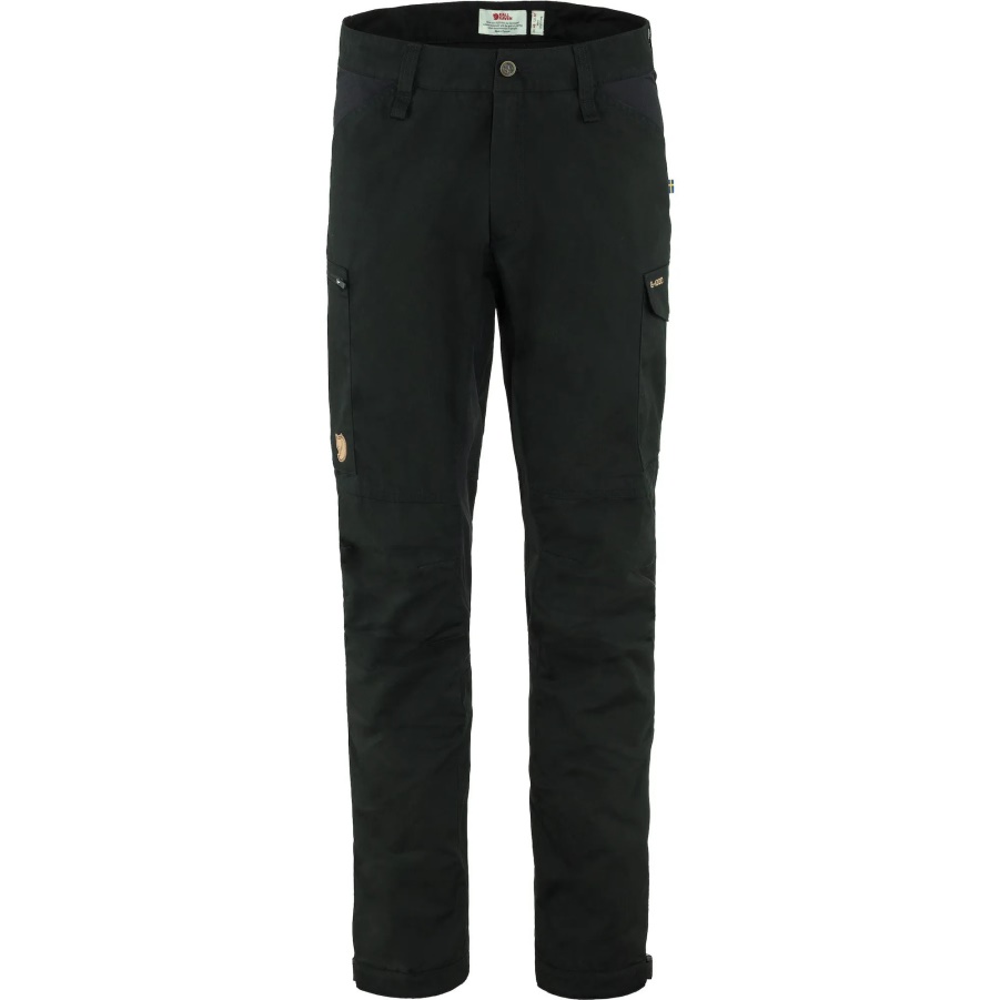 Fashion Fjällräven Kaipak Hose M Lang Schwarz