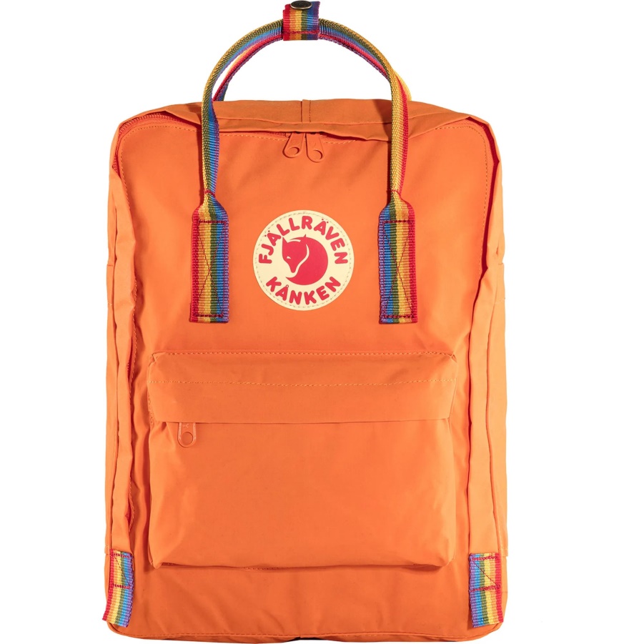 Gebranntes Orange-Regenbogenmuster

