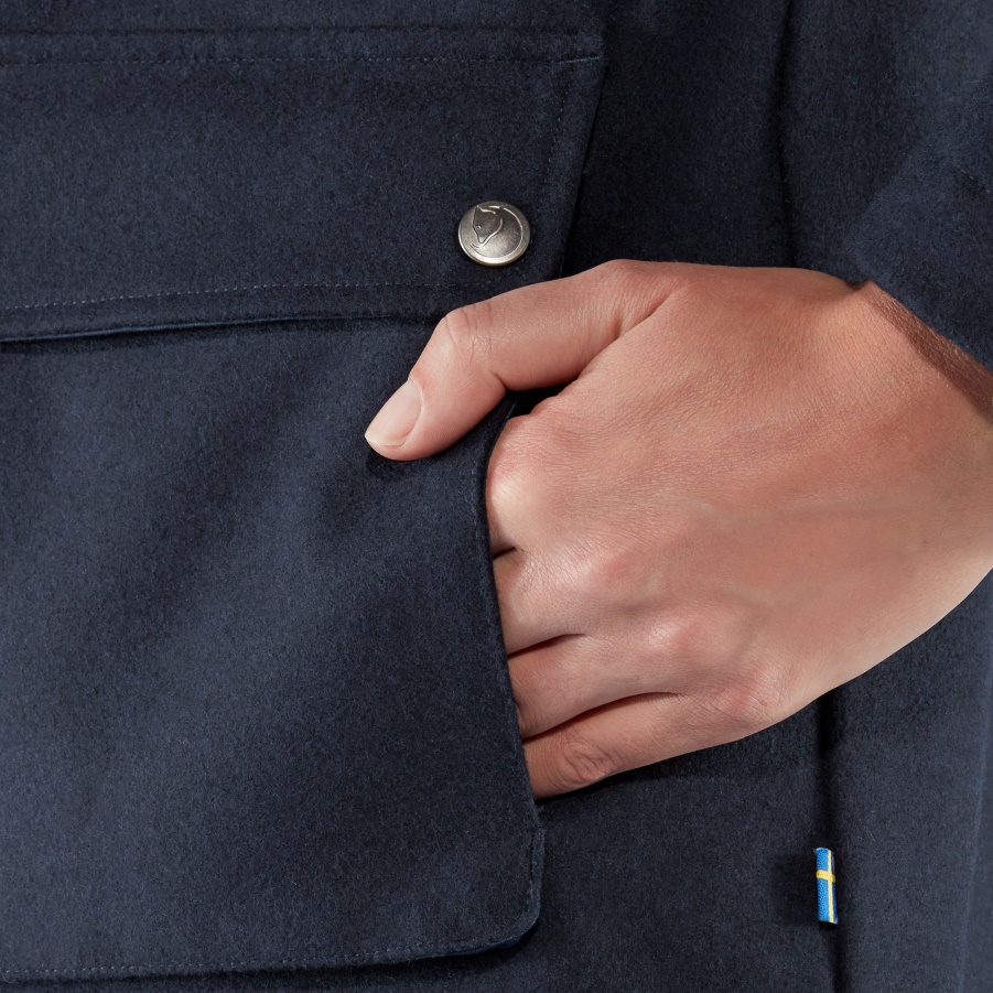 Night Sky Fashion Fjällräven Greenland Re-wool Jacke M