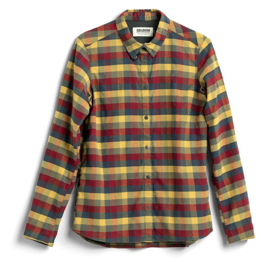 Flag Check Fashion Fjällräven S/f Reiter-flanellhemd Ls W