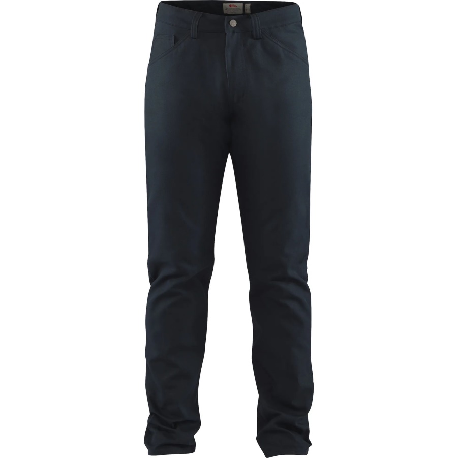 Dunkelblaue, Grönländische Canvas-Jeans M Lange Mode Fjällräven