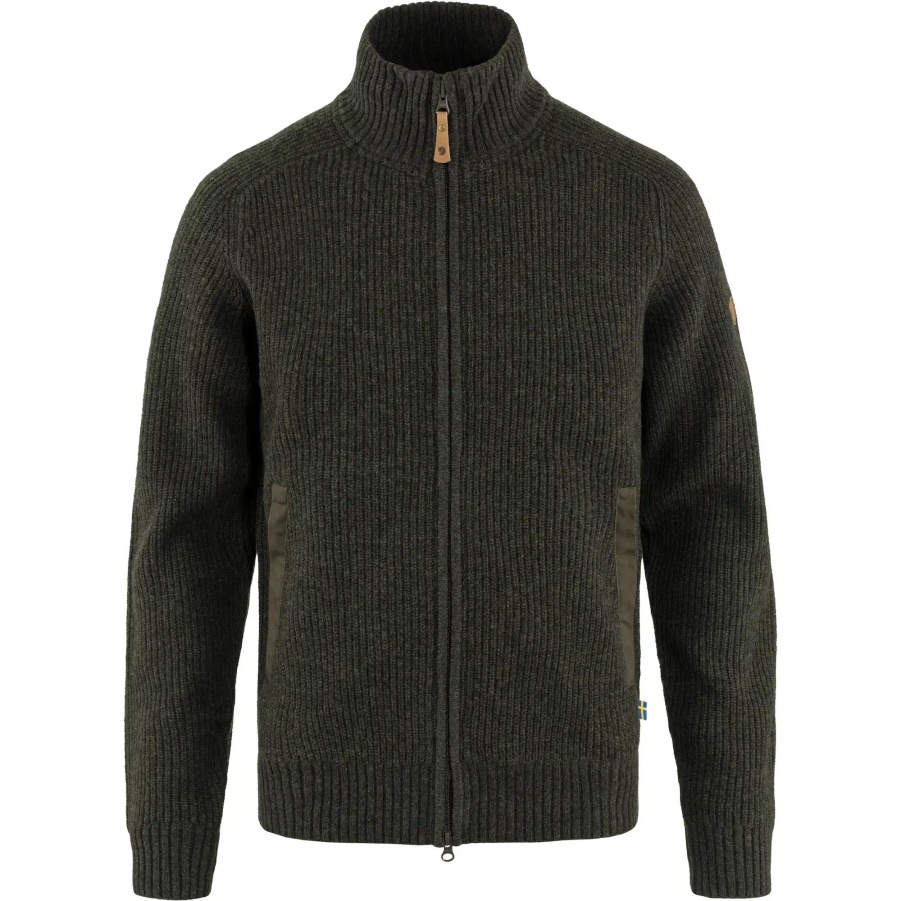 Dunkeloliv Övik Strickjacke Mit Reißverschluss M Fashion Fashion Fjällräven
