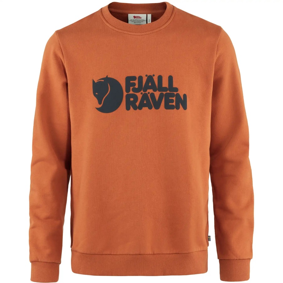 Fashion Fjällräven Terrakottabrauner Logo-pullover M