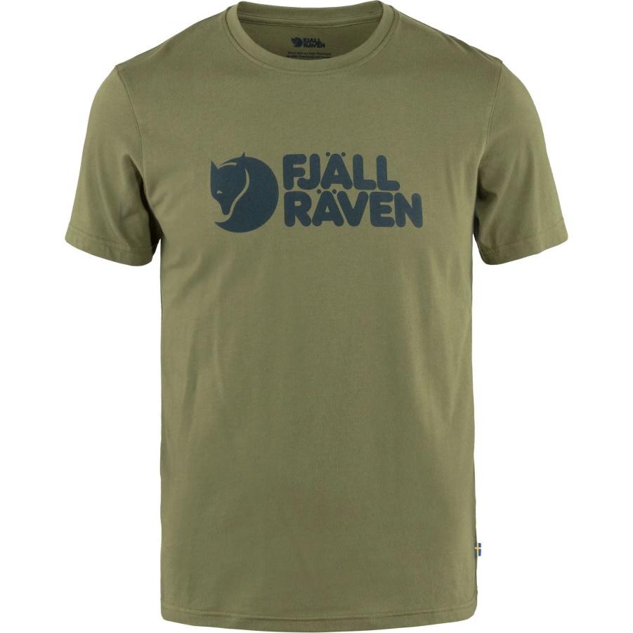 Caper Green Fashion Fjällräven Logo T-shirt M