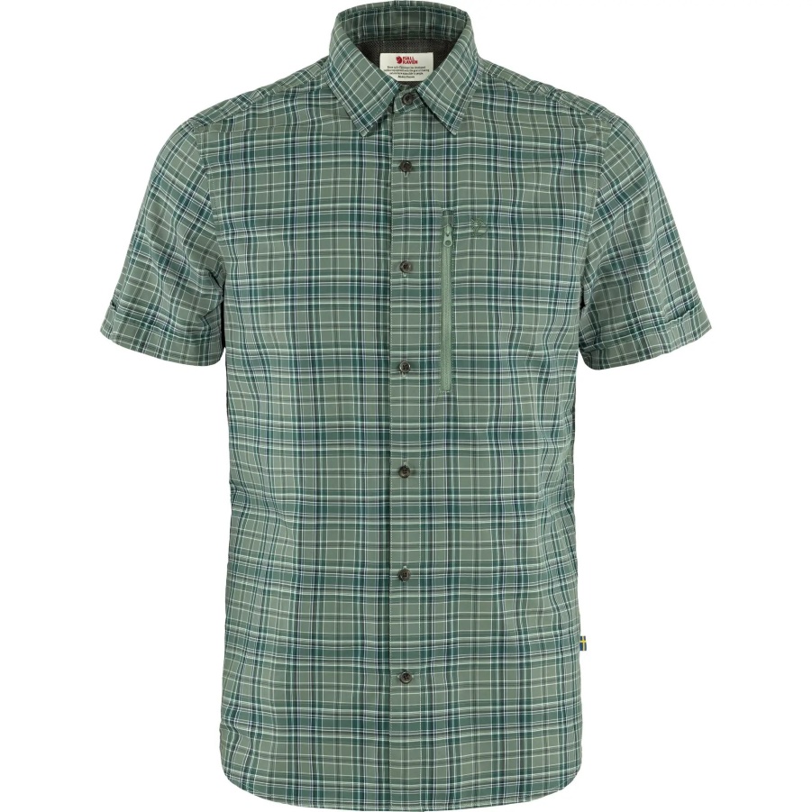 Fashion Fjällräven Abisko Hike Shirt Ss M Arctic Green-patina Green