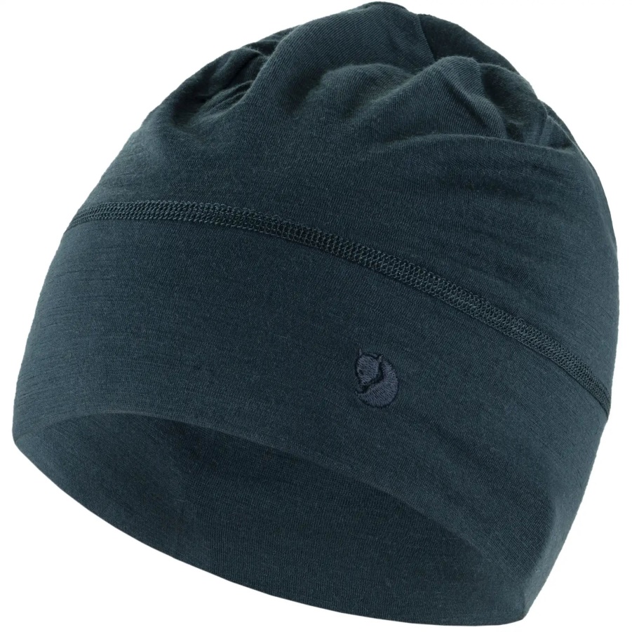 Abisko Lite Wollmütze Dark Navy Mode Fjällräven